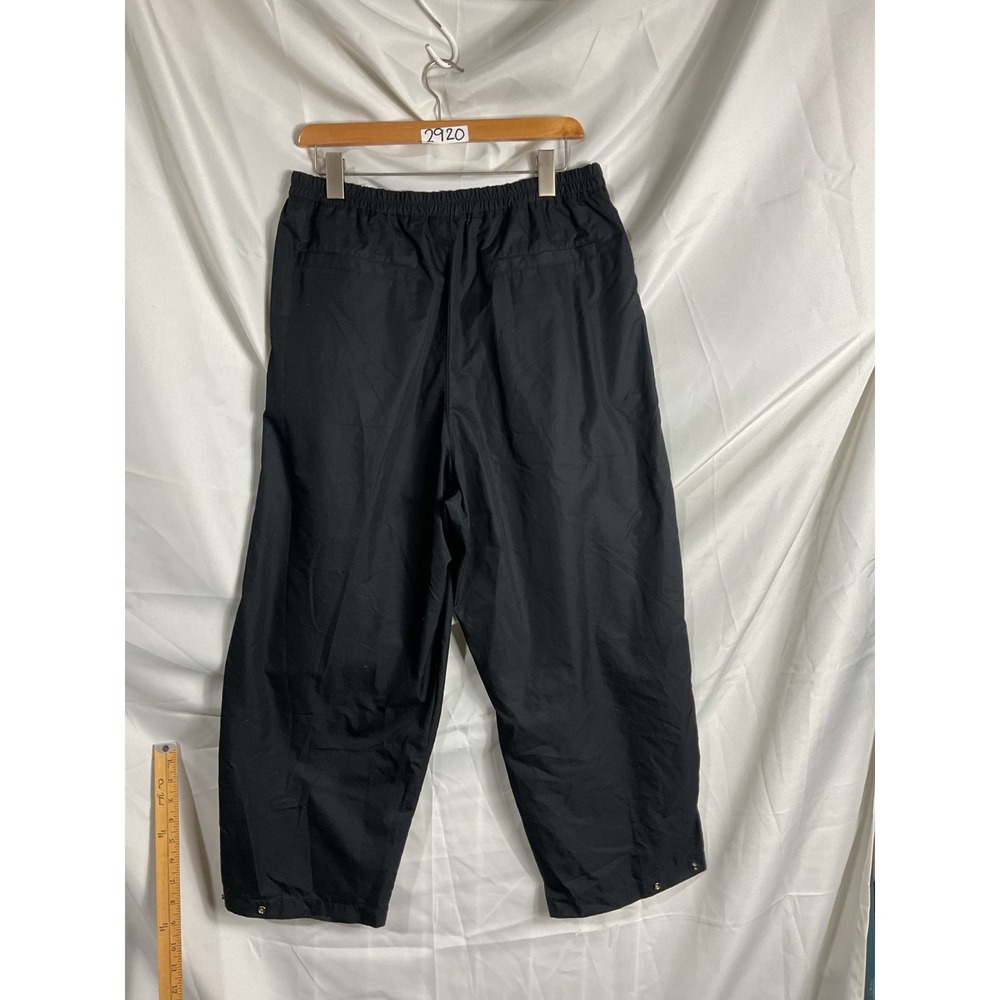 Uniqlo U Lemaire Womens Wide Leg Snap Hem Pants Large Parachute Cropped Pants - Picture 6 of 7